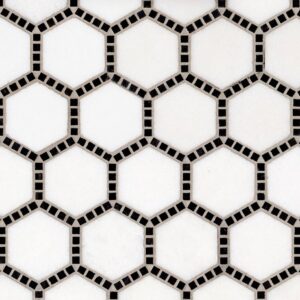 gossamer-white-and-black-marble-hexagon